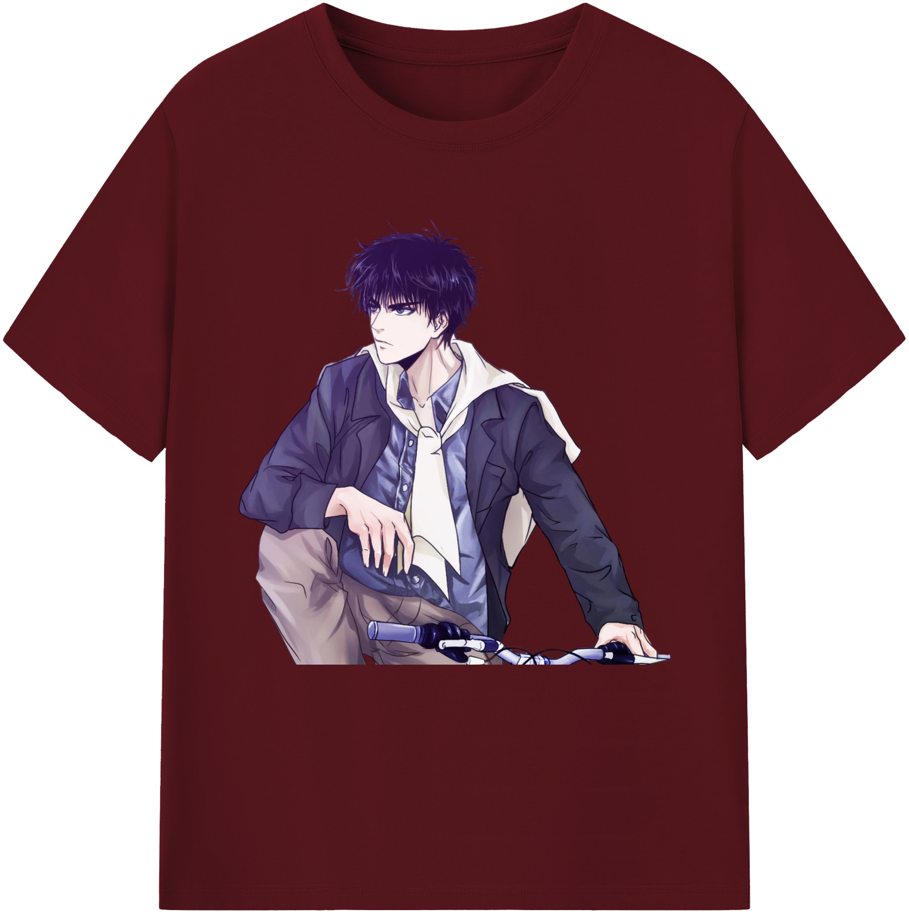 SLAM DUNK／スラムダンク 綿100％半袖Tシャツ（フロントプリント）